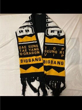 Black & Yellow bigbang muffler concert scarf